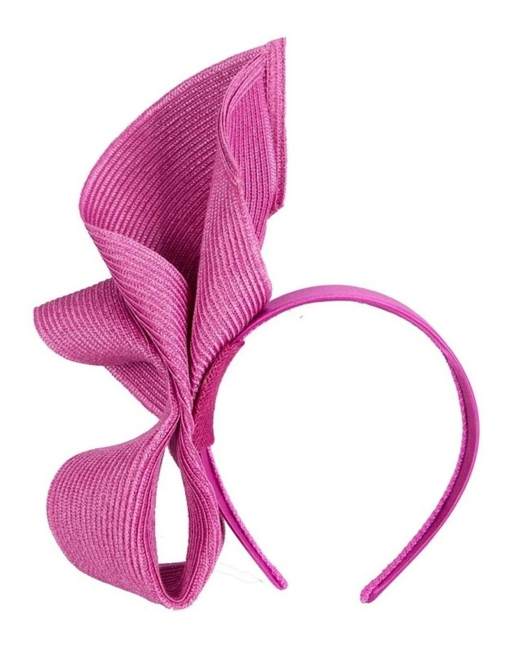 Fuchsia Sculptural Fascinator Headband by Max Alexander MA1022F image 1