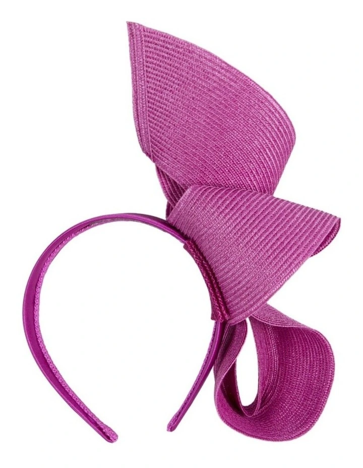 Fuchsia Sculptural Fascinator Headband by Max Alexander MA1022F image 3