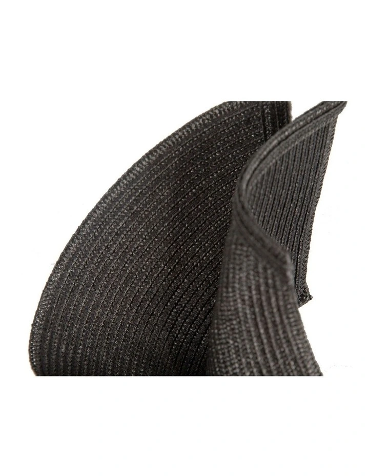 Black Sculptural Fascinator Headband by Max Alexander MA1022B image 2
