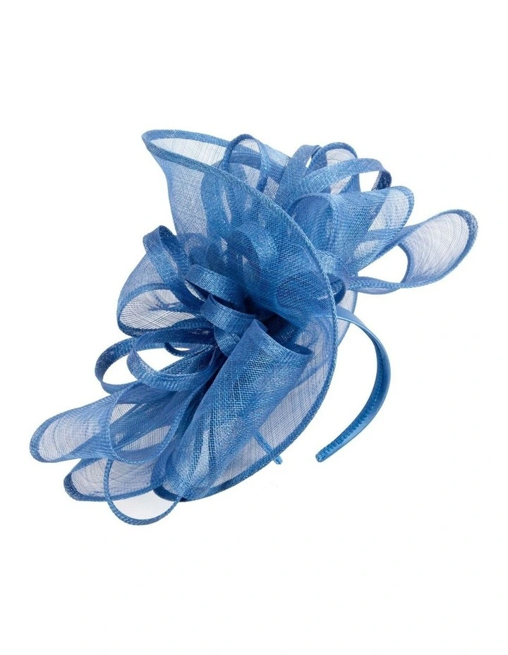 Royal Blue Sinamay Fascinator by Max Alexander MA1002RB image 1
