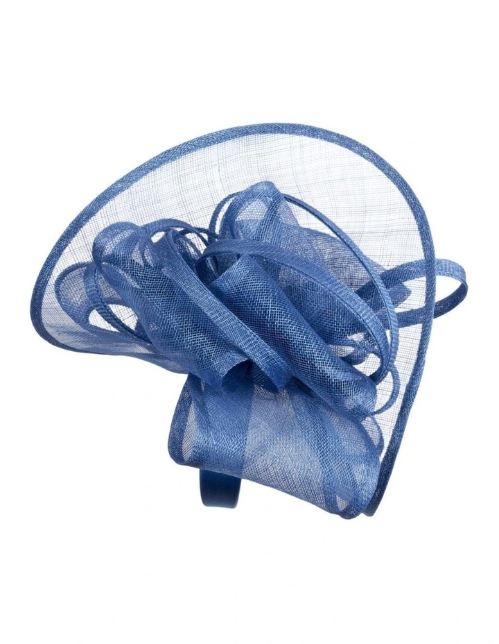 Royal Blue Sinamay Fascinator by Max Alexander MA1002RB image 2