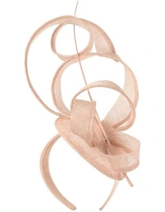 Nude Sinamay Fascinator by Max Alexander MA1011NU