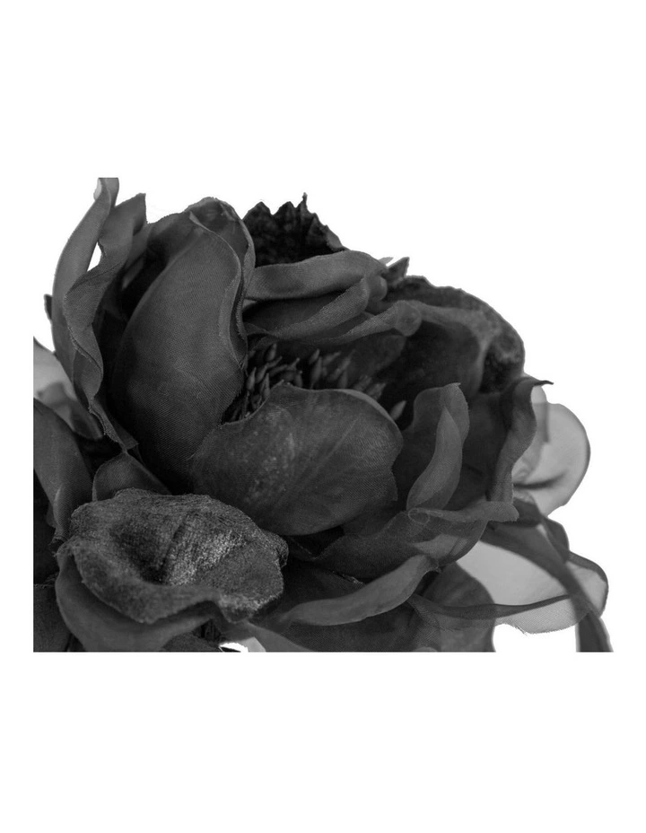 Black flower fascinator by Fillies Collection F653B image 2