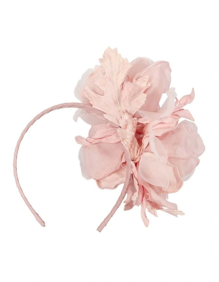 Pink flower fascinator by Fillies Collection F653PI image 3