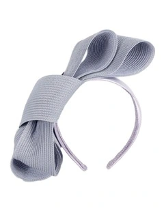 Corn Blue Sculptural Bow Headband by Max Alexander MA1027CBL