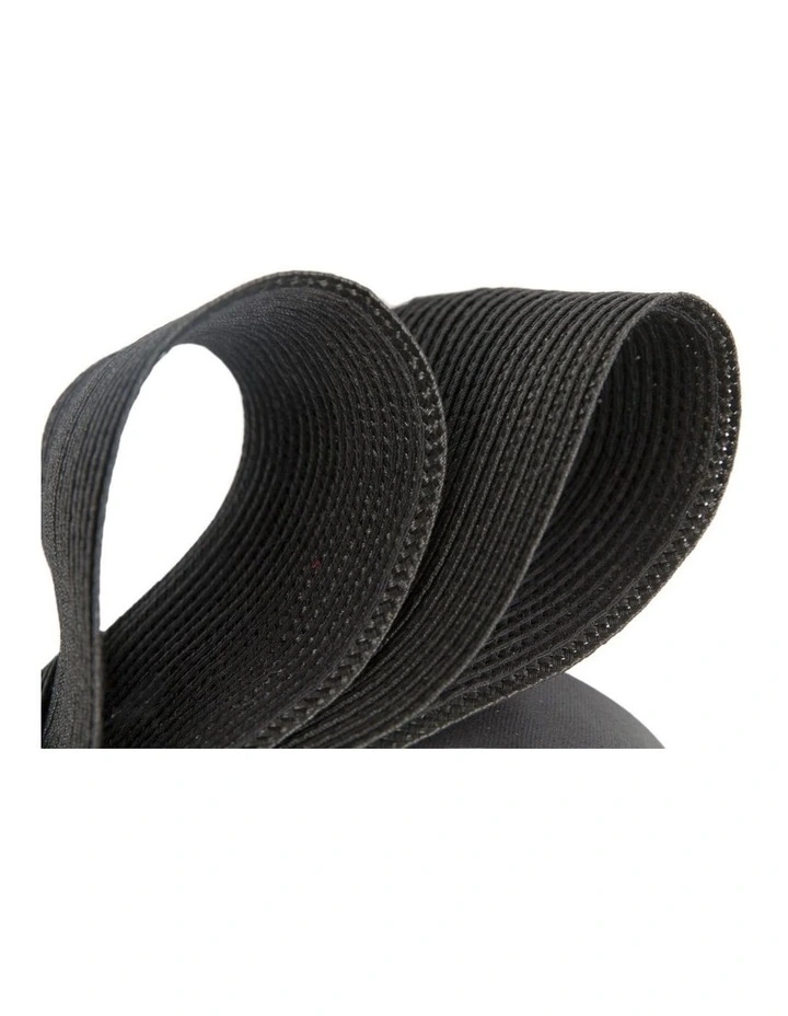 Black Sculptural Bow Headband by Max Alexander MA1027B image 2