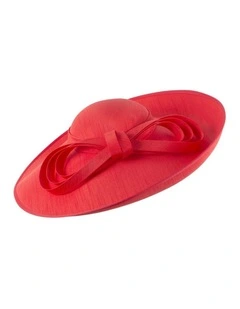 Bright red wide brim racing hat by Max Alexander MA1008BR