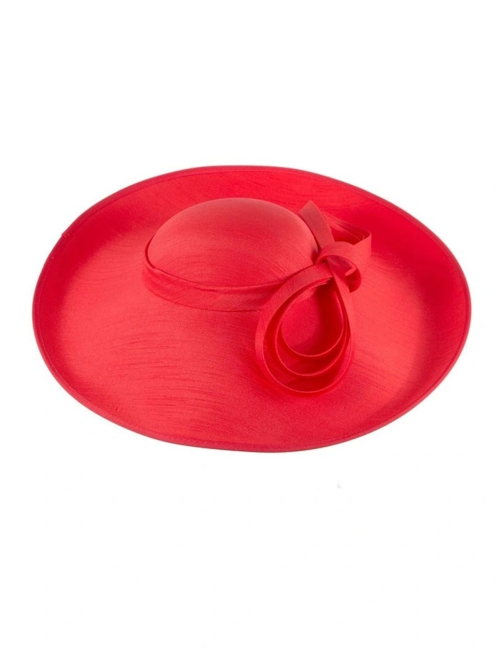 Bright red wide brim racing hat by Max Alexander MA1008BR image 2