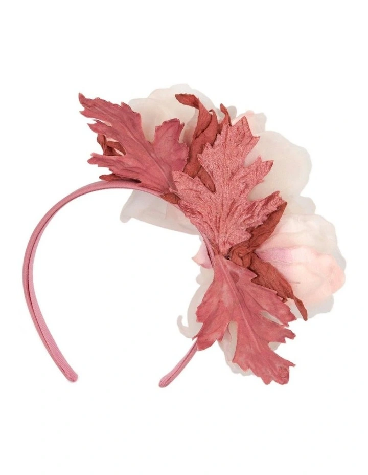 Dusty Pink flower fascinator by Fillies Collection F653DP image 3