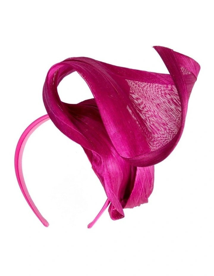 Fillies Collection magenta racing fascinator S280MA image 4