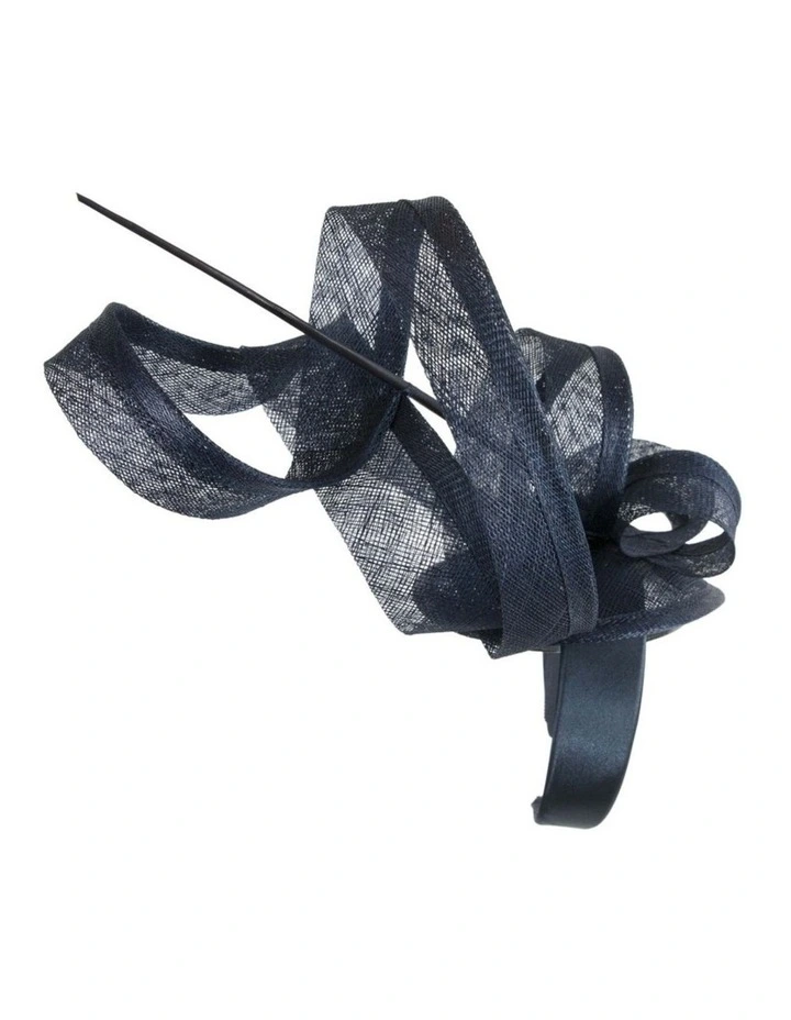 Navy Sinamay Fascinator by Max Alexander MA1011N image 2
