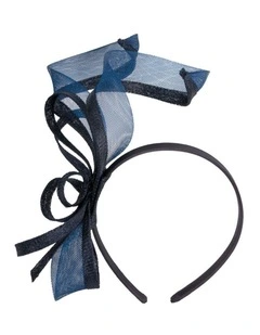 Petite Navy Sinamay Fascinator by Max Alexander MA1028N