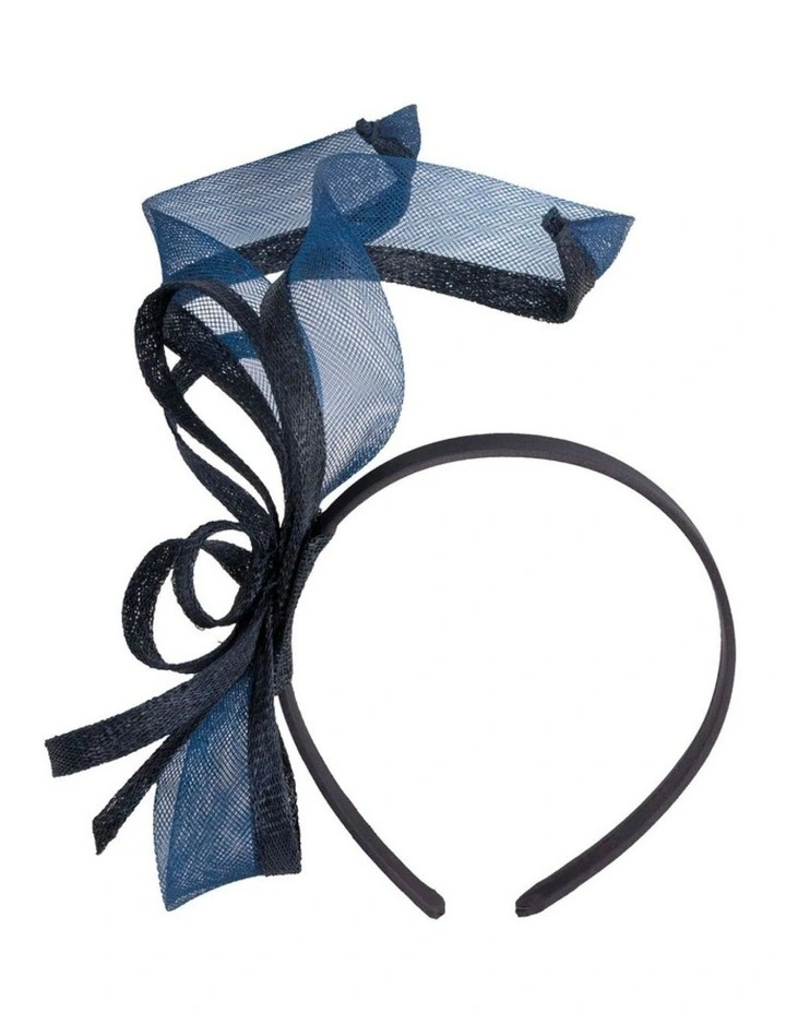 Petite Navy Sinamay Fascinator by Max Alexander MA1028N image 1