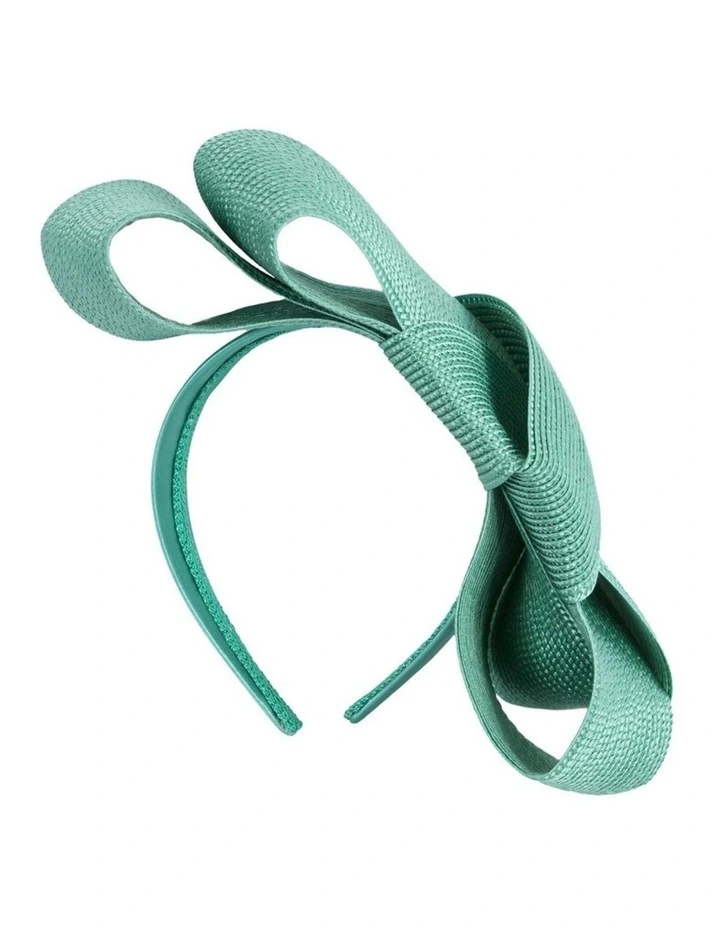 Teal Sculptural Bow Headband by Max Alexander MA1027TE image 3