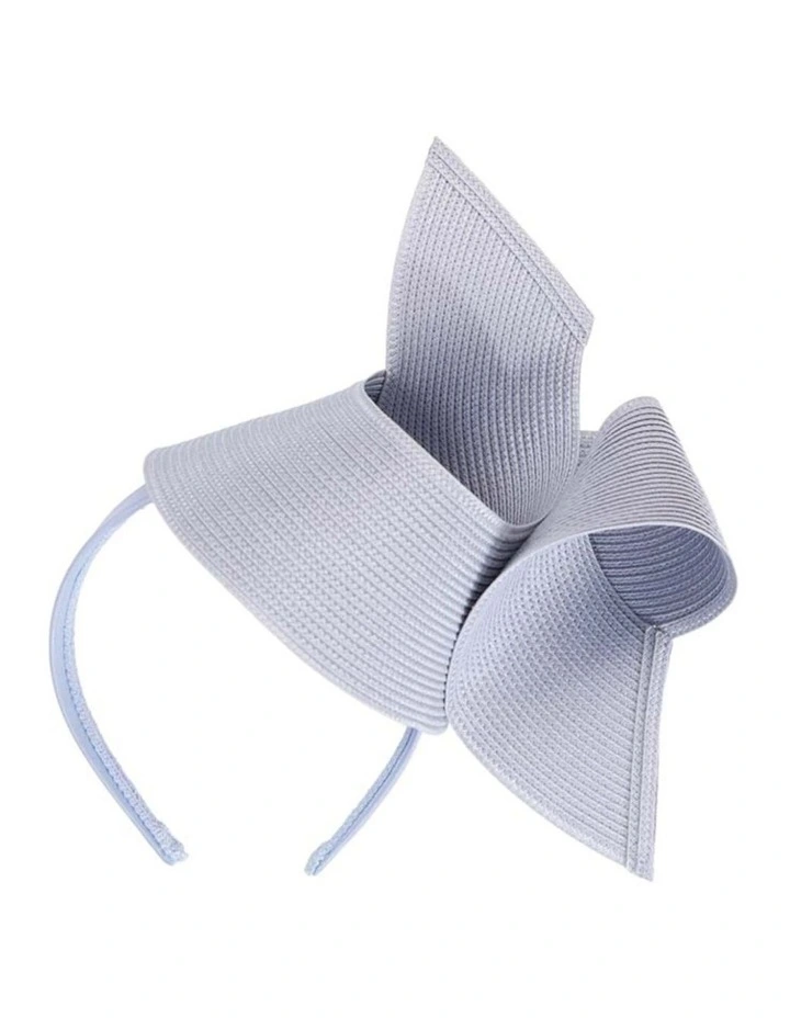 Modern light blue fascinator by Max Alexander MA839LBL image 1