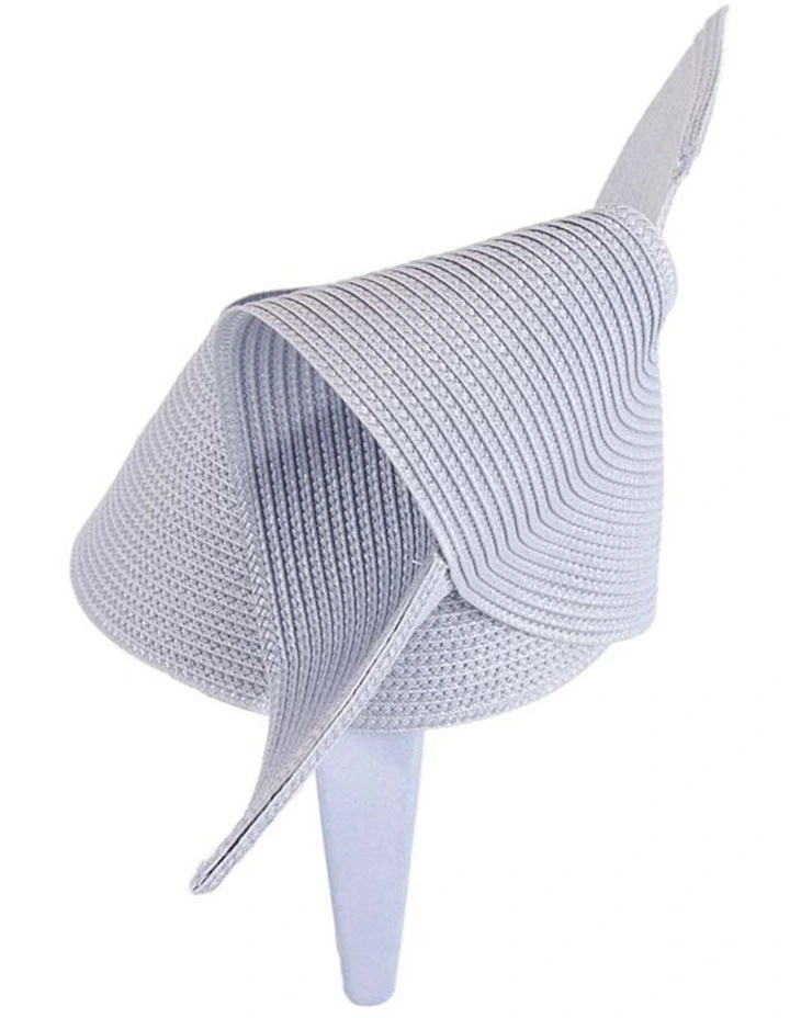 Modern light blue fascinator by Max Alexander MA839LBL image 2