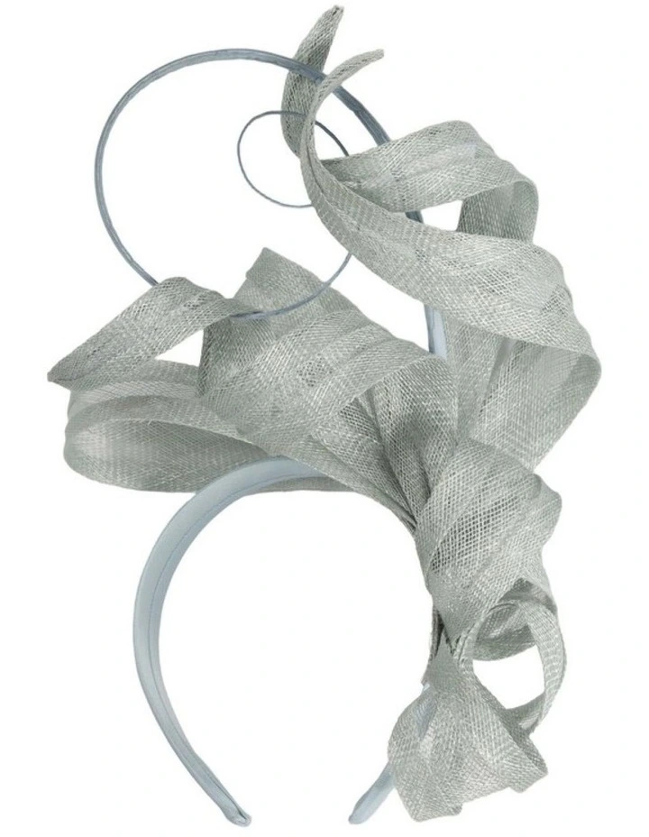 Light Blue Sinamay Fascinator by Max Alexander MA1020LBL image 3