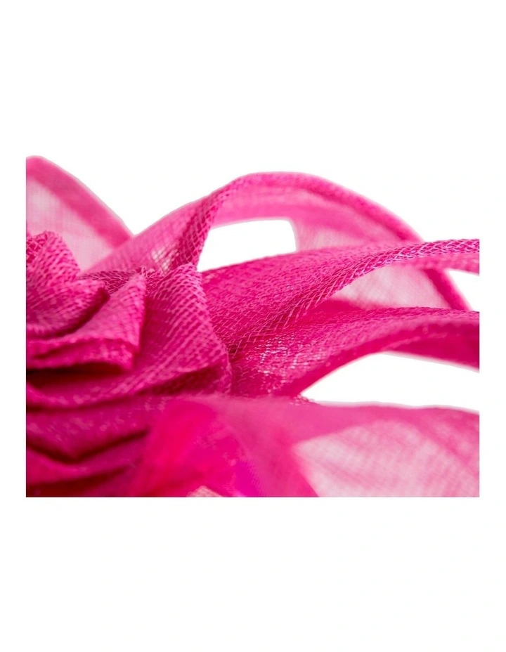 Fuchsia Sinamay Fascinator by Max Alexander MA1003F image 4
