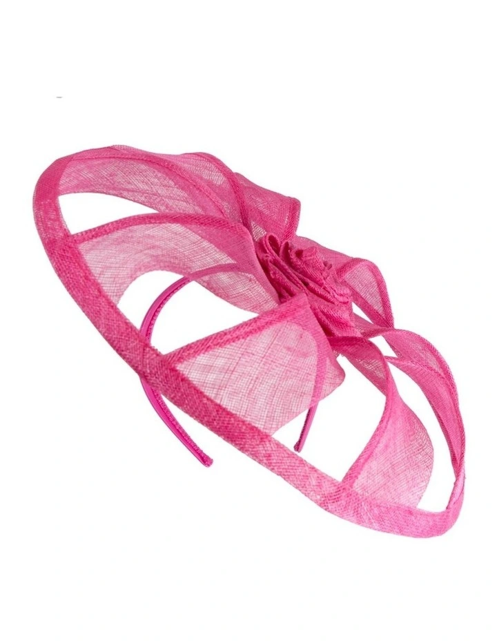 Fuchsia Sinamay Fascinator by Max Alexander MA1003F image 5