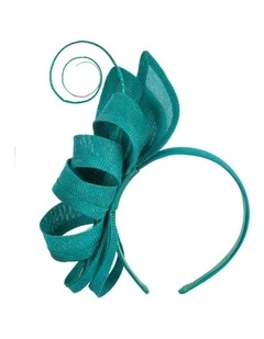 Teal Bow Fascinator by Max Alexander MA1030TE