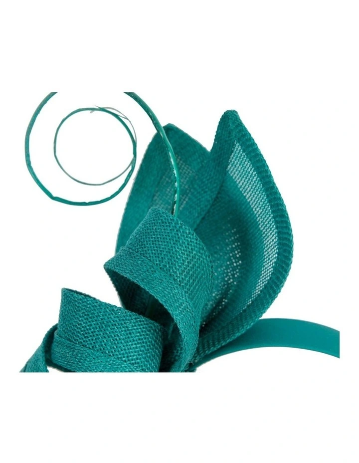 Teal Bow Fascinator by Max Alexander MA1030TE image 2