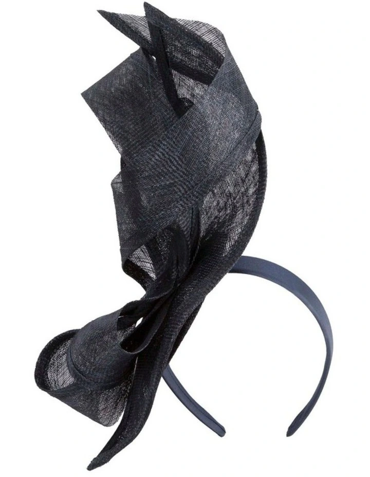 Navy Sinamay Fascinator by Max Alexander MA1014N image 1