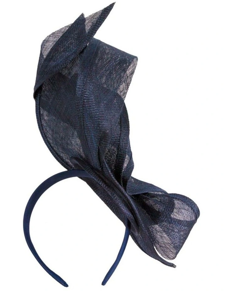 Navy Sinamay Fascinator by Max Alexander MA1014N image 3