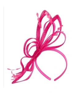 Fuchsia Sinamay Fascinator by Max Alexander MA1023F