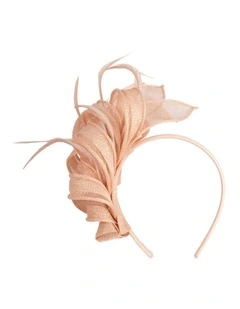 Blush Sinamay Fascinator by Max Alexander MA1024BLSH