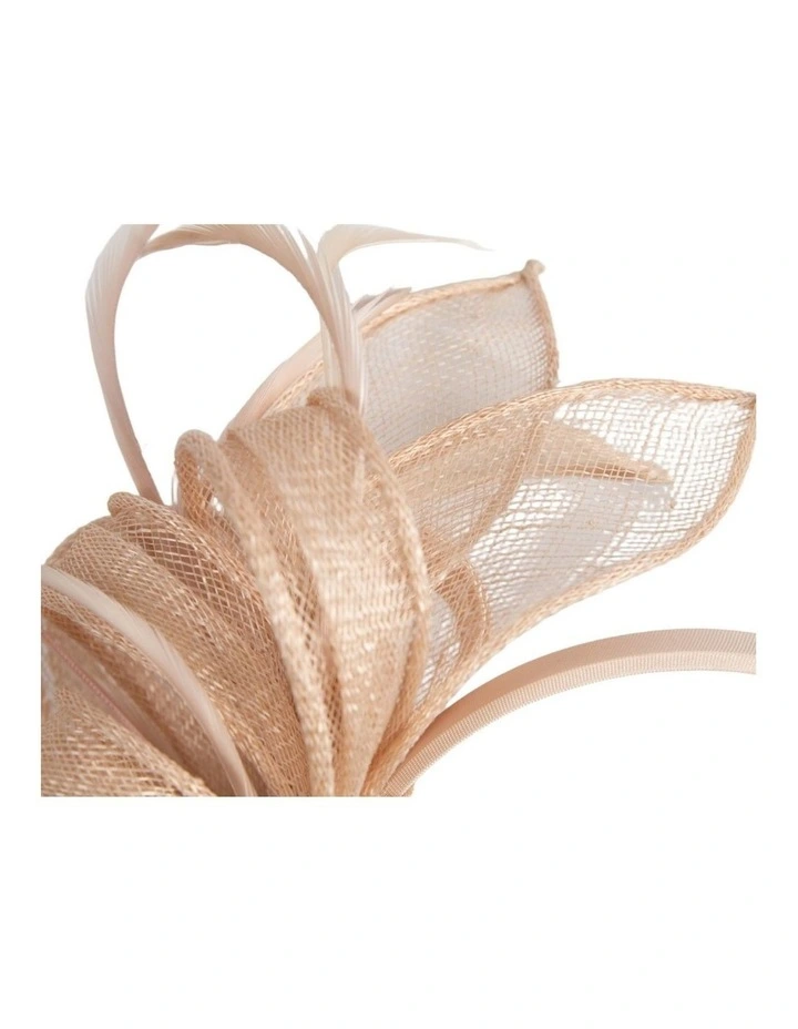 Blush Sinamay Fascinator by Max Alexander MA1024BLSH image 2
