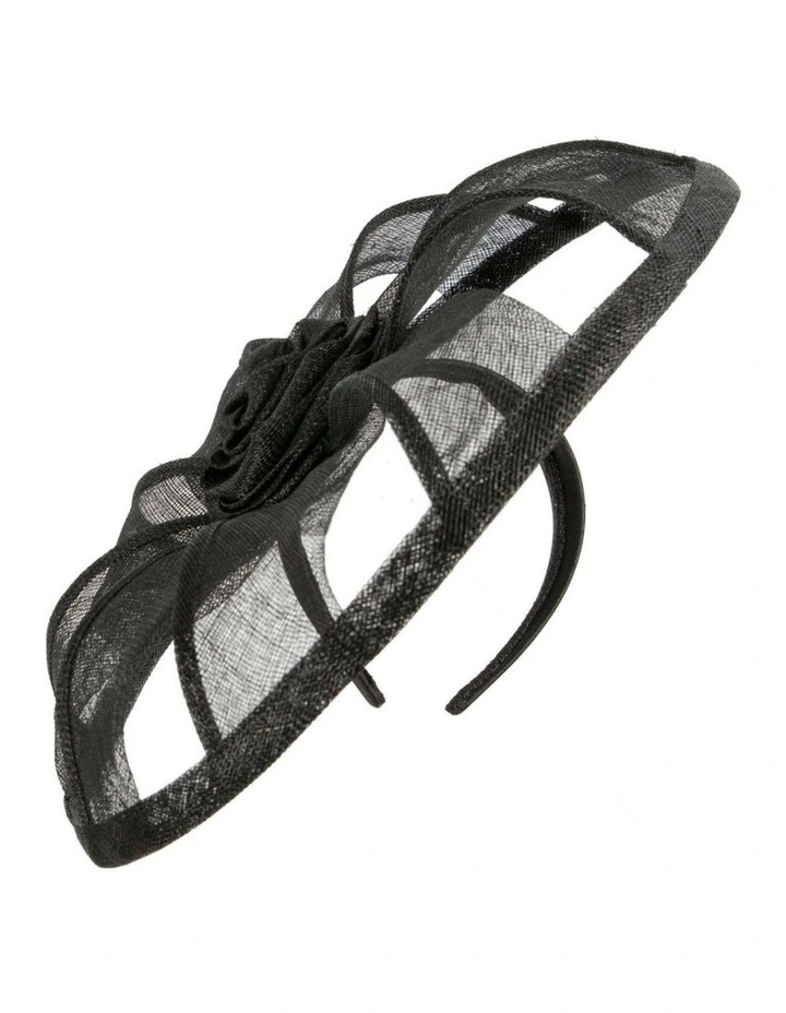 Black Sinamay Fascinator by Max Alexander MA1003B image 1