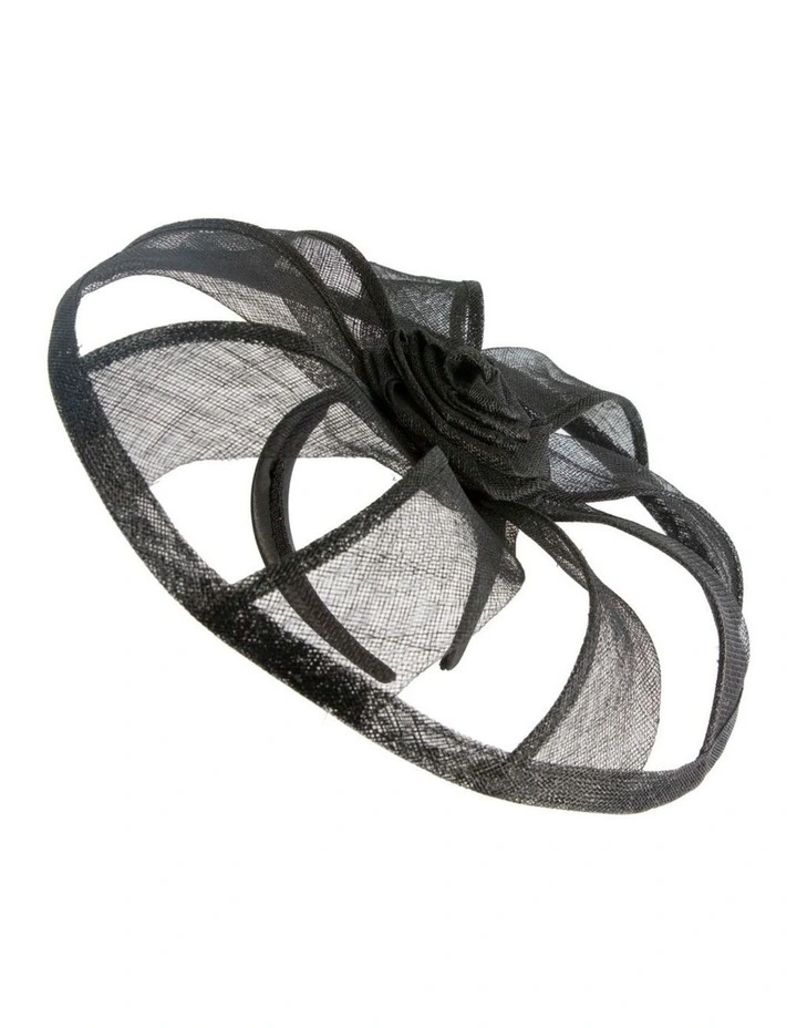 Black Sinamay Fascinator by Max Alexander MA1003B image 4