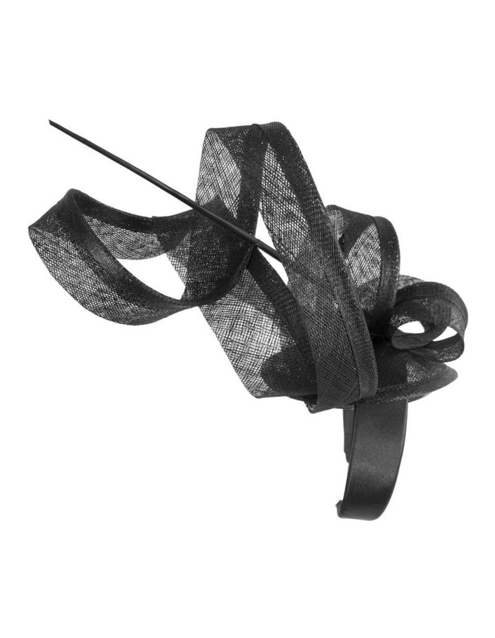 Black Sinamay Fascinator by Max Alexander MA1011B image 2