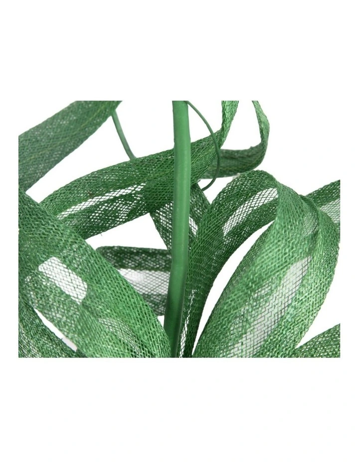 Green Sinamay Fascinator by Max Alexander MA1020GRN image 2