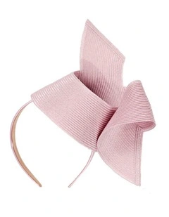Modern dusty pink fascinator by Max Alexander MA839DP