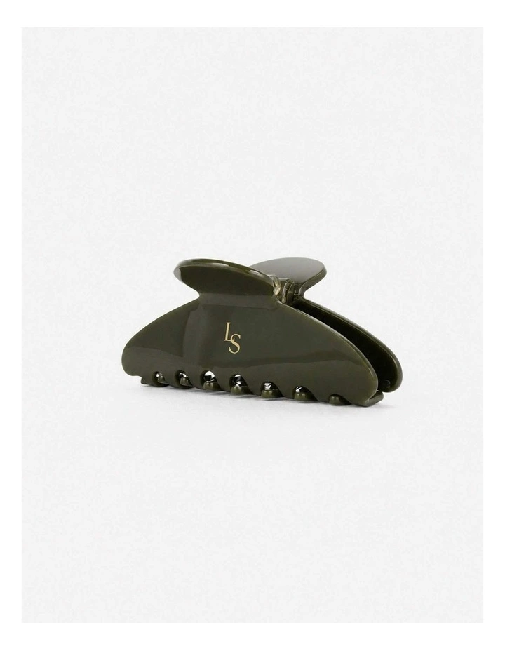 Classic Everyday Hairclip - Olive image 1