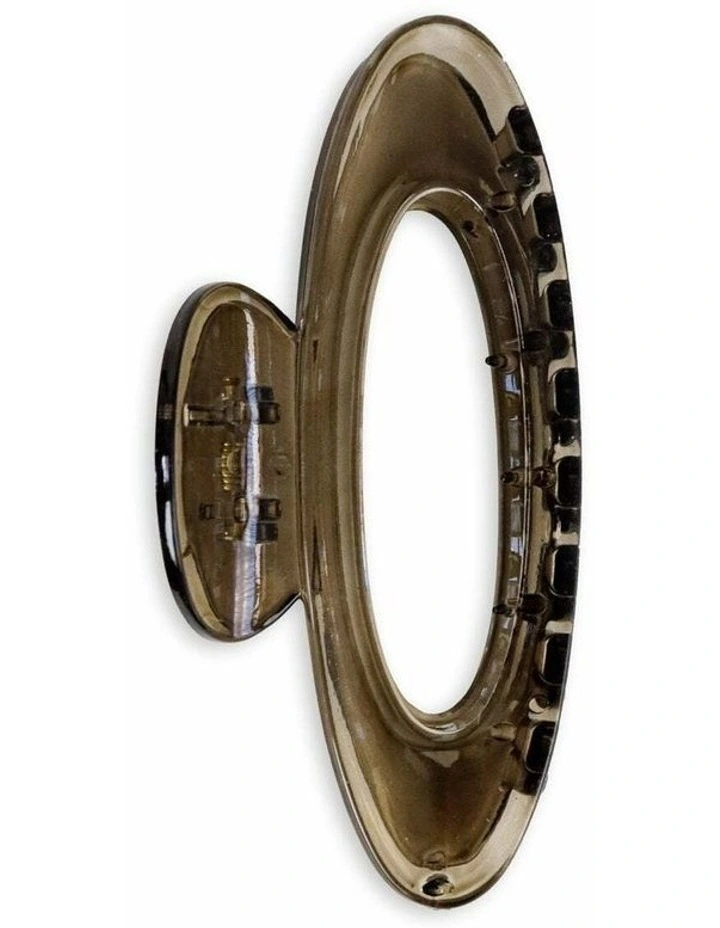 Rue Oval Hair Claw Clip - Brown image 1