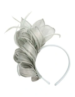 Light Blue Sinamay Fascinator by Max Alexander MA1024LBL