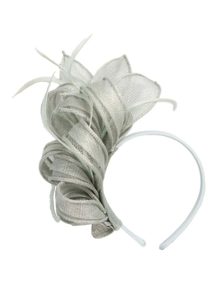 Light Blue Sinamay Fascinator by Max Alexander MA1024LBL image 1