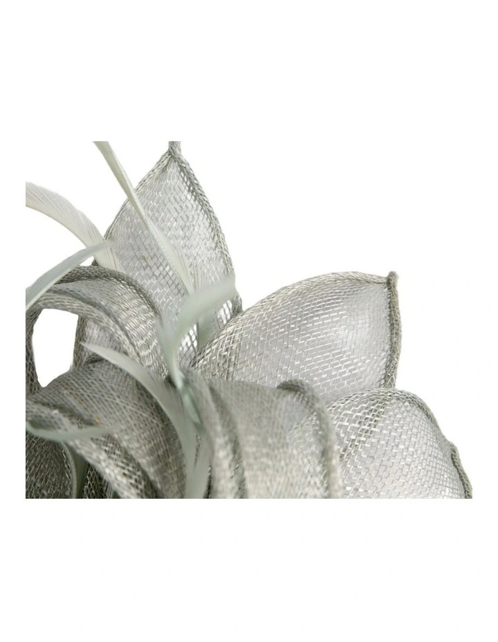Light Blue Sinamay Fascinator by Max Alexander MA1024LBL image 2