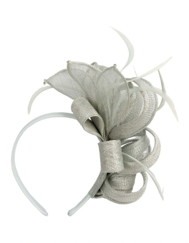 Light Blue Sinamay Fascinator by Max Alexander MA1024LBL image 3