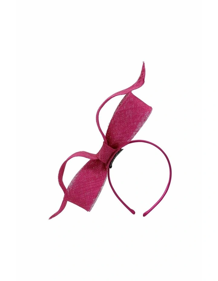 Sutton Fascinator in Hot pink image 4