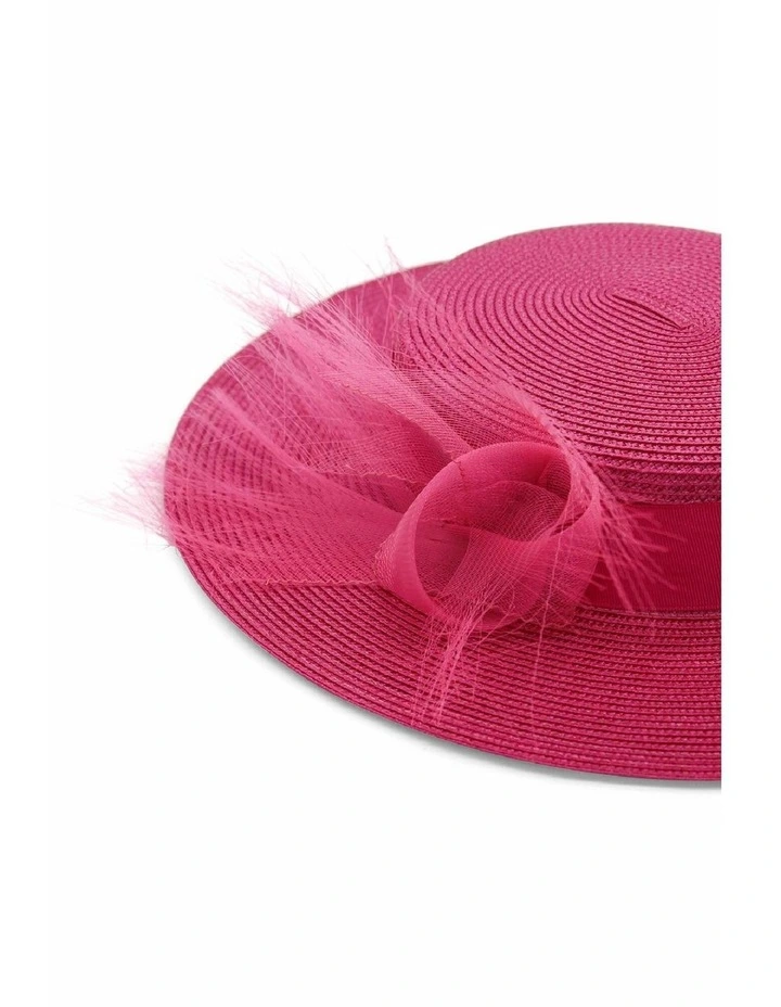 Nala Racewear Boater in Hot Pink image 6