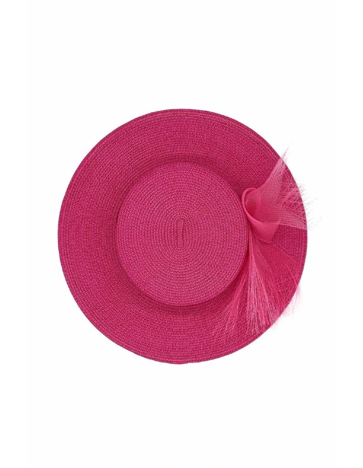 Nala Racewear Boater in Hot Pink image 7