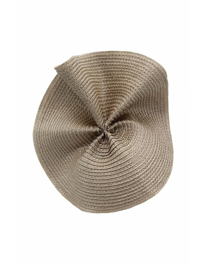 Zaria Fascinator in Beige image 5