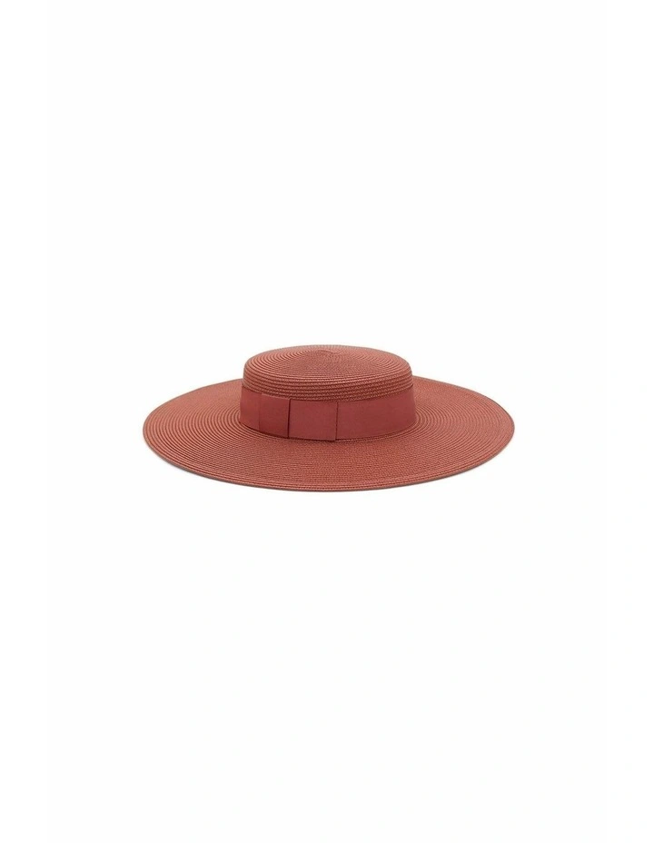 Macy Racewear Boater in Rose Pink image 3