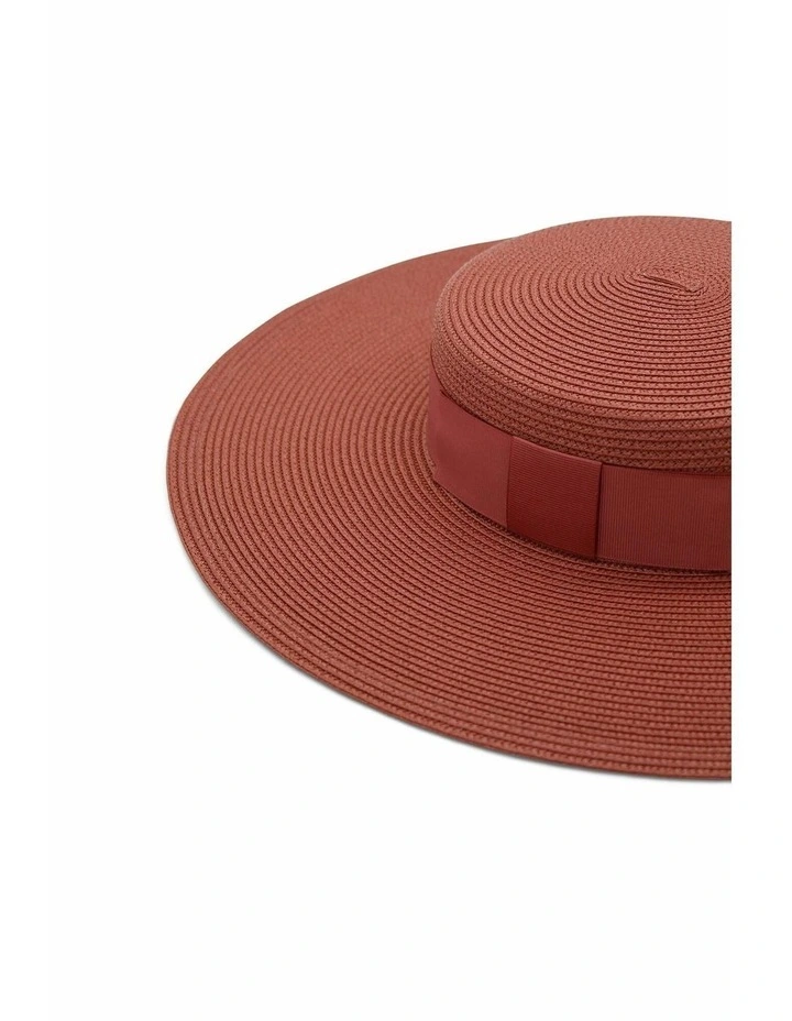 Macy Racewear Boater in Rose Pink image 5