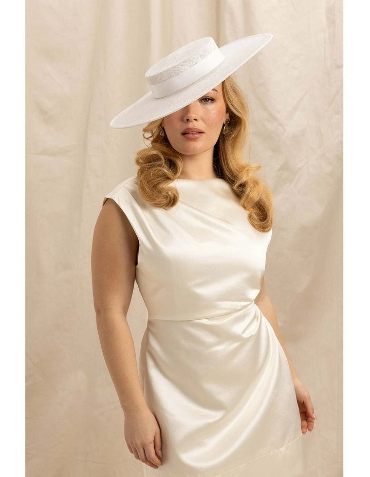 Alissa Racewear Boater in White image 1