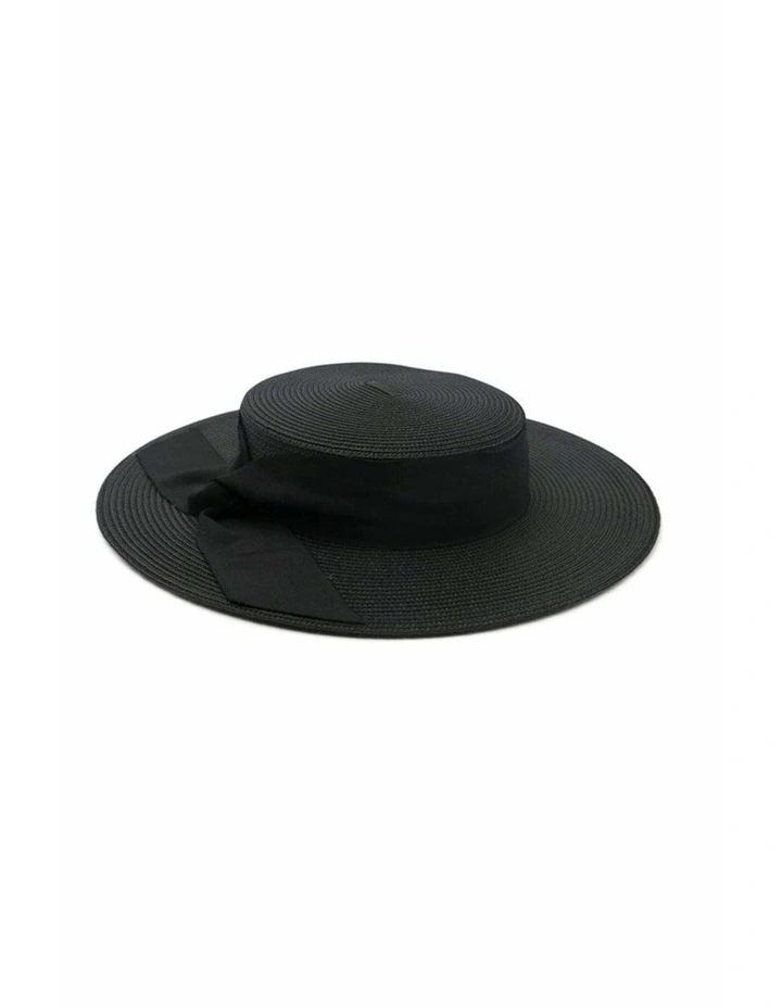 Clarke Racewear Boater in Black image 3