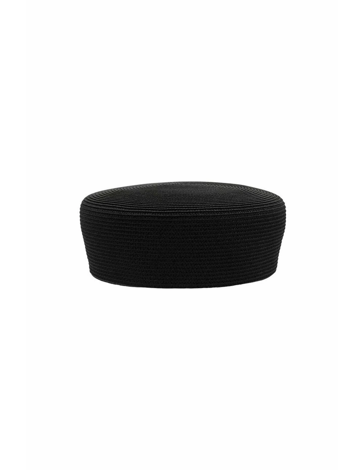 Gillian Pillbox Hat in Black image 2